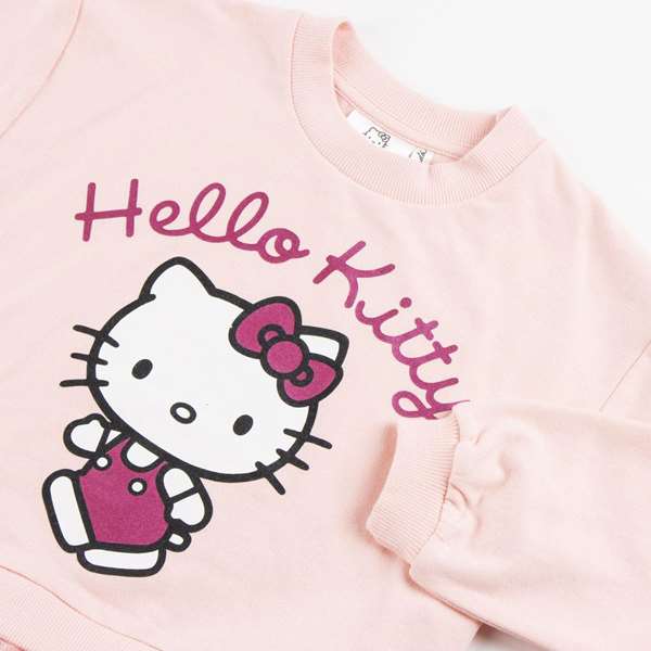 Cerdá Sudadera French Terry Hello Kitty 6 Ans - Sweat-shirt pour Fille en Coton - Rose
