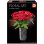 Educa Kit d'Art Floral Ramo De Rosas 20139 - Création de 12 Roses Rouges en Papier Sans Colle ni Ciseaux - Loisir Créatif Écologique - À Partir de 6 Ans