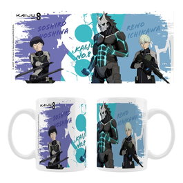 Sakami Merchandise Mug Kaiju No. 8, Reno Ichikawa, Soshiro Hoshina Season 2 en céramique de 0,32L