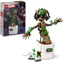 LEGO Marvel 76297 La Danse de Bébé Groot - Jouet à Construire Interactif et Animé - Figurine Marvel - À Partir de 10 Ans