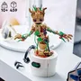 LEGO Marvel 76297 La Danse de Bébé Groot - Jouet à Construire Interactif et Animé - Figurine Marvel - À Partir de 10 Ans