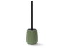 Berilo Escobillero Rayas Abombado Vert Bouteille 10x40x10 cm Résine TPR Acier Inoxydable (Set de 6)