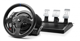 Thrustmaster 4160681 Volant de course T300 RS GT Edition, Force Feedback, Plateau Ferrailles 28 cm, Noir pour PS5, PS4, PC