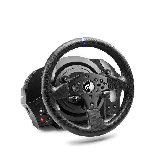 Thrustmaster 4160681 Volant de course T300 RS GT Edition, Force Feedback, Plateau Ferrailles 28 cm, Noir pour PS5, PS4, PC