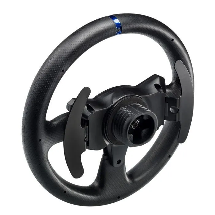Thrustmaster 4160681 Volant de course T300 RS GT Edition, Force Feedback, Plateau Ferrailles 28 cm, Noir pour PS5, PS4, PC