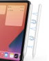 eSTUFF Stylet actif Apple Pencil pour iPad Pro/Air/mini - Pointe POM remplaçable, charge magnétique et USB-C, inclinaison et rejet de la paume