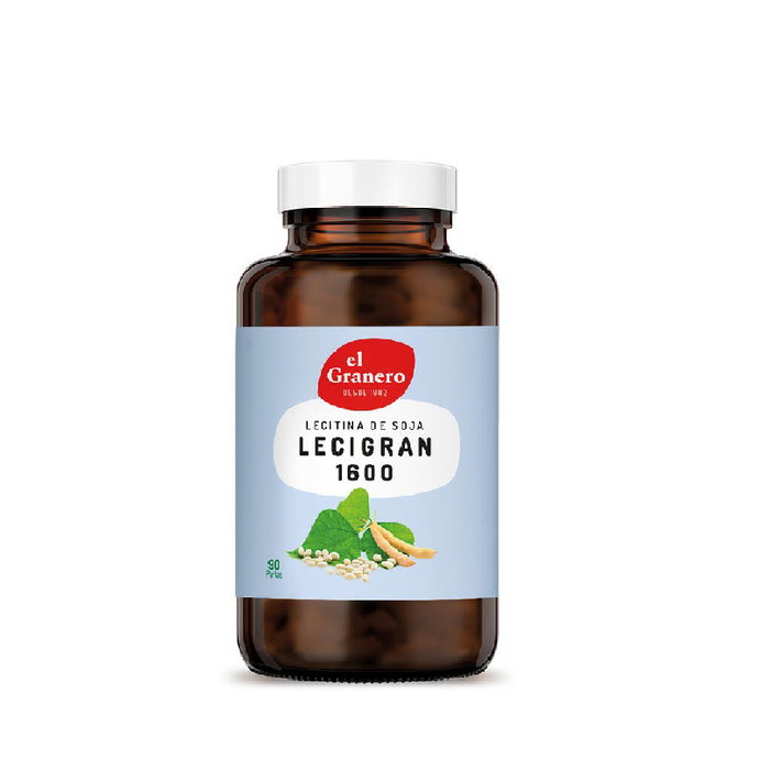 EL GRANERO Lecitina de Soja Lecigran 1600mg, 90 perles EL GRANERO Lecitina de Soja Lecigran 1600mg, 90 perles