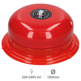 GSC Evolution Timbre de cloche industriel électromécanique 15cm 86dB 230V
