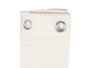 Giftdecor Rideau Blanc Transparent 34x27 cm (140x260 cm) Tissu Polyester Lin (Set de 6)