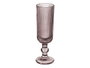 Vivalto Coupe à Champagne Rayures Rose 160 ml Verre 6x18x6 cm (Set de 24)
