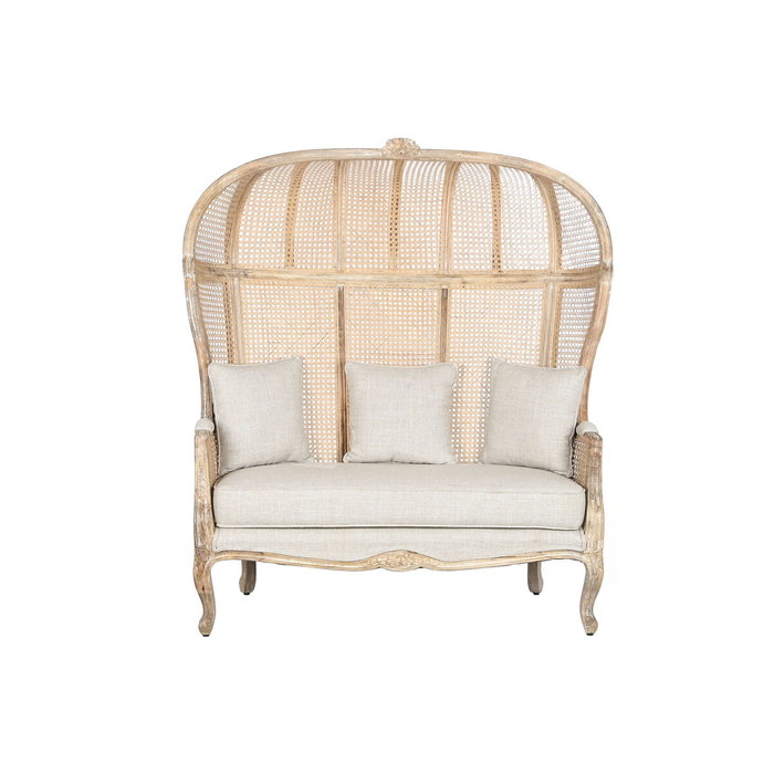 Canapé Home ESPRIT Naturel 125 X 58 X 155 CM