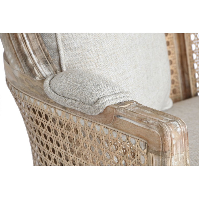 Canapé Home ESPRIT Naturel 125 X 58 X 155 CM