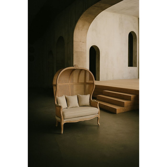 Canapé Home ESPRIT Naturel 125 X 58 X 155 CM