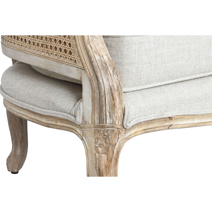 Canapé Home ESPRIT Naturel 125 X 58 X 155 CM