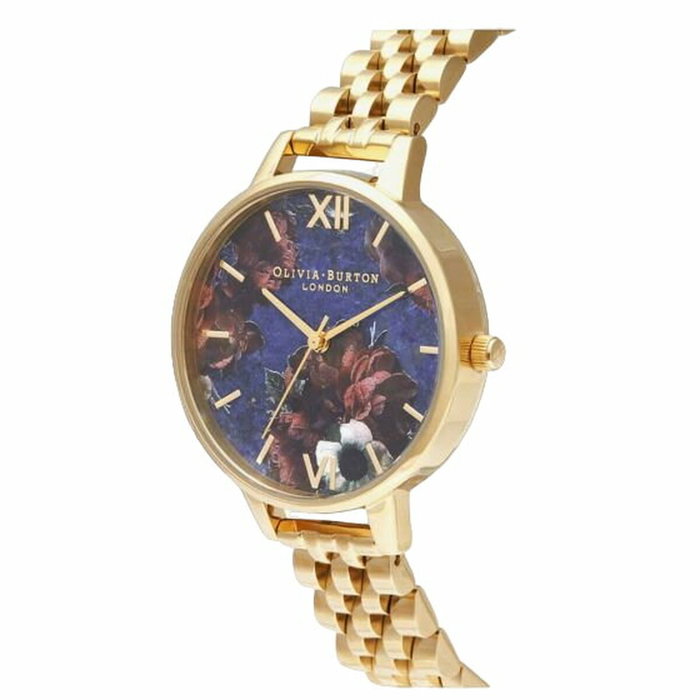 Olivia Burton OB16SP13 montre dorée avec cadran violet