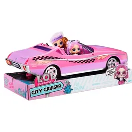 L.O.L. Surprise - Véhicule City Cruiser avec 1 poupée exclusive - Rose et blanc - Véhicule jouet pour poupées LOL, Tweens et OMG - À partir de 4 ans