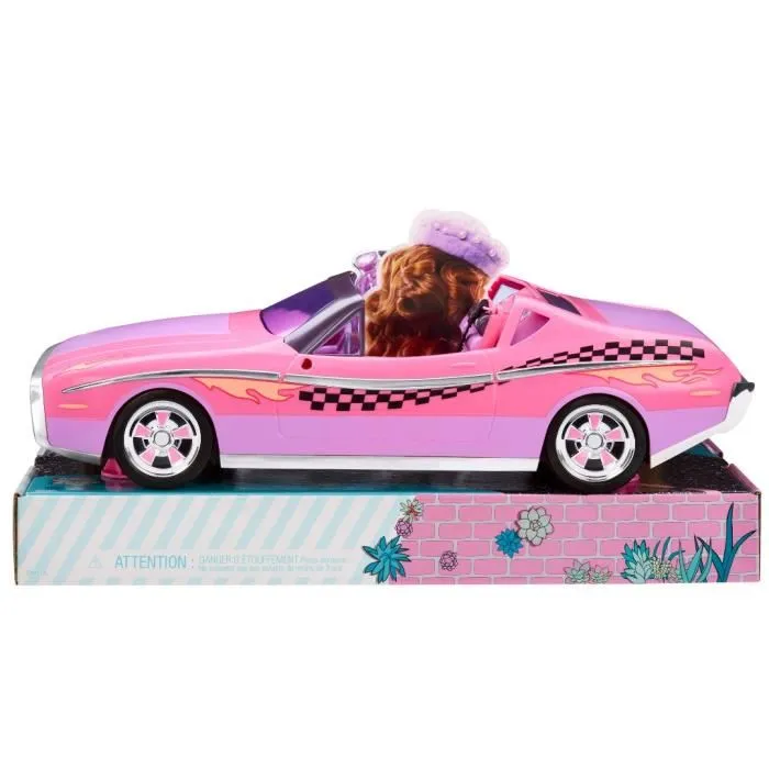 L.O.L. Surprise - Véhicule City Cruiser avec 1 poupée exclusive - Rose et blanc - Véhicule jouet pour poupées LOL, Tweens et OMG - À partir de 4 ans