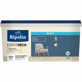 Ripolin Peinture esprit deco multi-supports bleue 2,5l