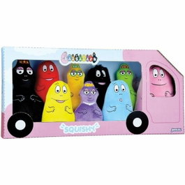 Jemini Coffret de 9 Peluches Barbapapa et Famille +/- 15 cm