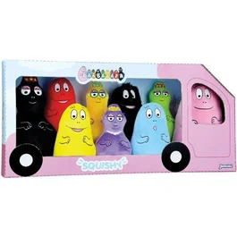 Jemini Coffret 9 Peluches Barbapapa +/- 15 cm - Inclut Barbapapa, Barbamama et leurs sept enfants Barbouille, Barbalala, Barbidur, Barbotine, Barbibul, Barbabelle et Barbidou