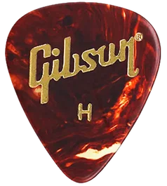Gibson Pack de 12 médiators Tortoise Perlado - Heavy