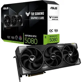 Asus TUF Gaming GeForce RTX 5080 TUF-RTX5080-O16G-GAMING 16 Go GDDR7 Noir