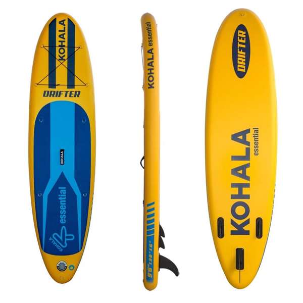 Ociotrends Tabla Kohala Drifter-24 Planche de paddle gonflable 290 x 75 x 15 cm (20") Kit complet avec pagaie simple couche PVC Dropstitch