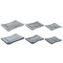Lit pour animal domestique Home ESPRIT Bleu Gris Gris clair 85 X 70 X 8 CM 2 Unités
