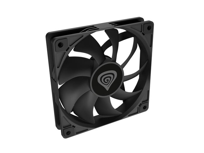 Genesis Oxal 120 Ventilateur de Boîtier 120 mm Noir 1300 RPM 46.1 CFM 22.1 dB Connexion 3 broches