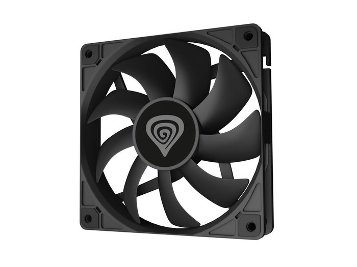Genesis Oxal 120 Ventilateur de Boîtier 120 mm Noir 1300 RPM 46.1 CFM 22.1 dB Connexion 3 broches