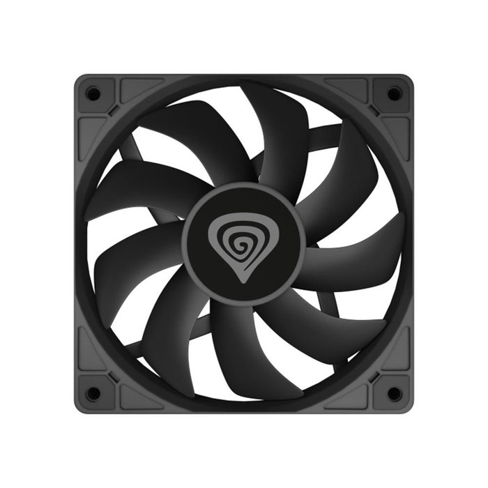 Genesis Oxal 120 Ventilateur de Boîtier 120 mm Noir 1300 RPM 46.1 CFM 22.1 dB Connexion 3 broches