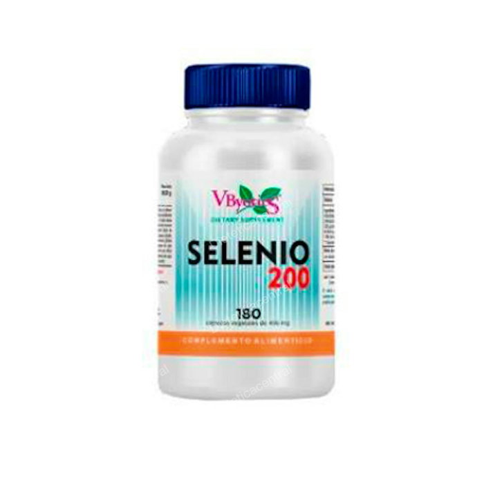 Vbyotics Selenio 200Mcg 180 Vcaps – Complément alimentaire de sélénium 200 µg, 180 capsules végétales, contribue au système immunitaire et à la protection des cellules Vbyotics Selenio 200Mcg 180 Vcaps – Complément alimentaire de sélénium 200 µg, 180 capsules végétales, contribue au système immunitaire et à la protection des cellules
