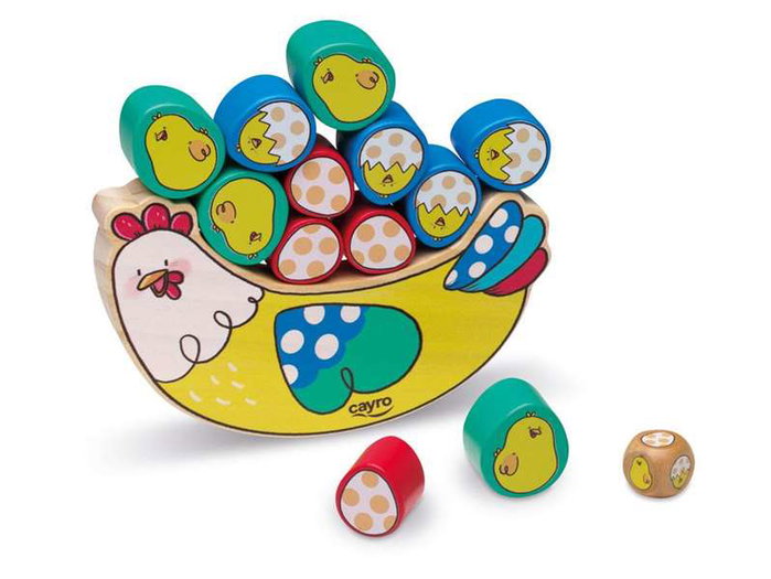 Cayro Kikiri Balance Jeu d'équilibre en bois
