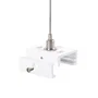 Suspension pour rail triphasé blanc 1 mètre HO-SUS-T-B