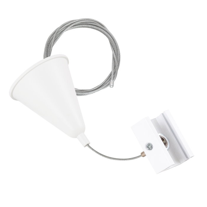 Suspension pour Rail Triphasé Blanc 1 Mètre Suspension pour Rail Triphasé Blanc 1 Mètre