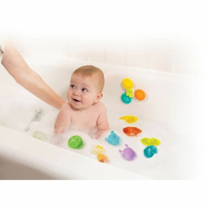 Infantino Coffret de bain 11 pièces en silicone