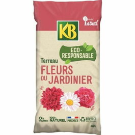 KB Terreau pour fleurs du jardinier 40L