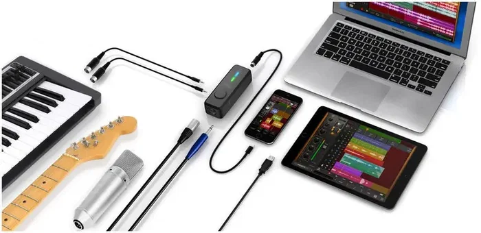 IKMULTIMED iRig Audio & MIDI HD Universal pour iPhone, iPod touch, iPad et Mac
