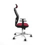 Piqueras y Crespo Chaise de Bureau 1D086G2 Bordeaux