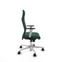 Piqueras Y Crespo Fauteuil Albacete, Vert bouteille, Mécanisme Synchrone, Dossier Haut