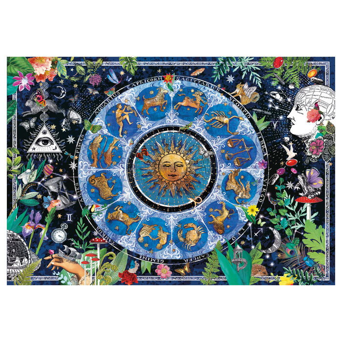 Clementoni Puzzle Carte Astrologique 1000 pièces 70x50cm