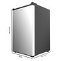 Congélateur vertical Cecotec 87 L Bolero CoolMarket TF 87 Inox classe E