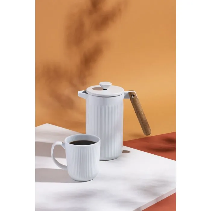 Bodum - Cafetière à piston Douro - En porcelaine - Capacité 1 litre (8 tasses)