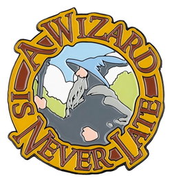 Weta Workshop Aimant Le Seigneur des Anneaux A Wizard Is Never Late (Émail) 7 cm