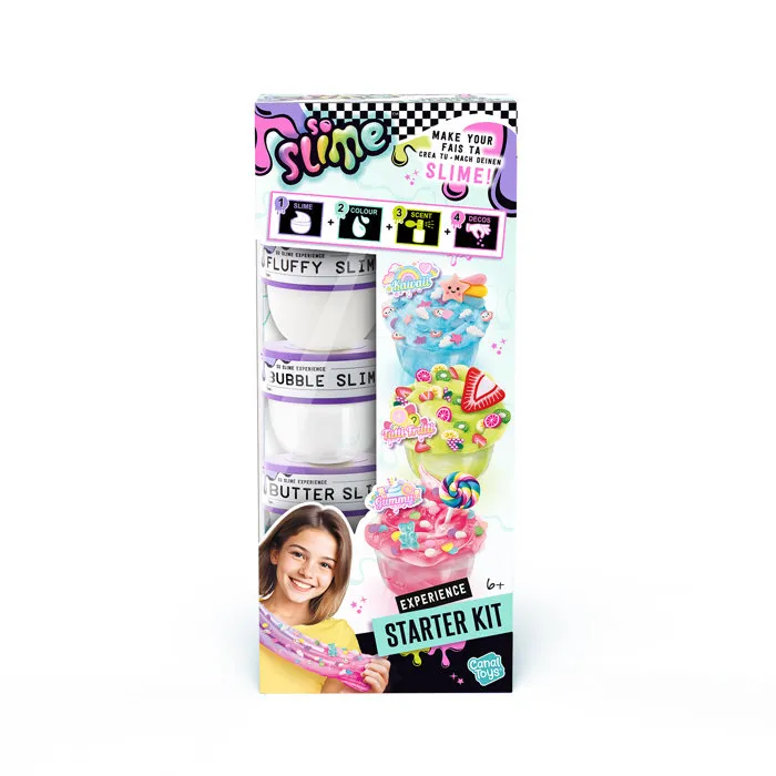 Canal Toys - Kit de Démarrage So Slime Slime Experience - Créez des Slimes Uniques avec Textures, Décorations et Charms - Dès 6 ans - SSC 410 Canal Toys - Kit de Démarrage So Slime Slime Experience - Créez des Slimes Uniques avec Textures, Décorations et Charms - Dès 6 ans - SSC 410