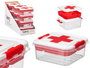 KIPIT Boîte de rangement compartimentée médecine 5L