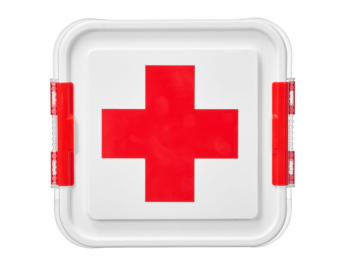 KIPIT Boîte de rangement compartimentée médecine 5L