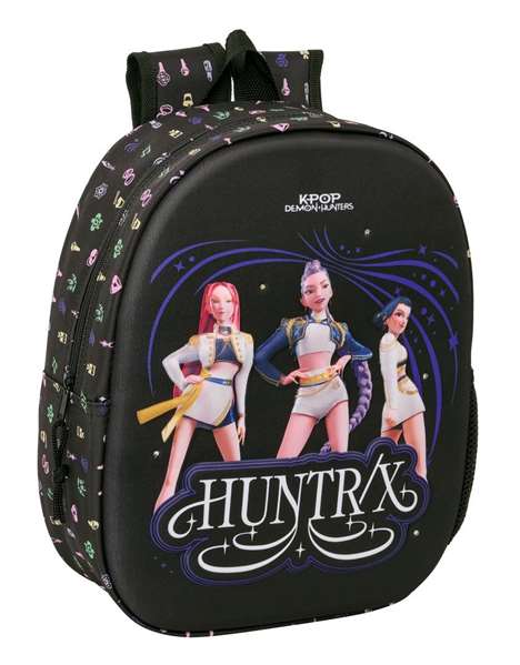 Safta Sac à dos 3D K-Pop Demon Hunters avec LED et son Safta Sac à dos 3D K-Pop Demon Hunters avec LED et son