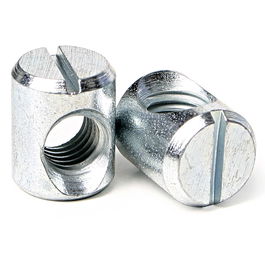 HERRAJES ALK Tuerca Embolo 2T Doste D12-13 M6 Zincado Acier Noir