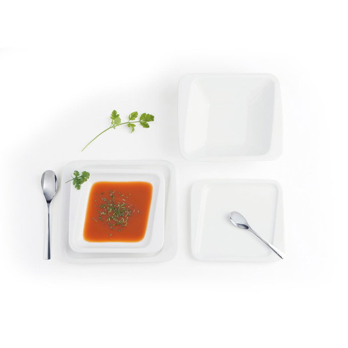 Quid Plat Apéritif Porcelaine Chef 25x12 cm (12 Unités)